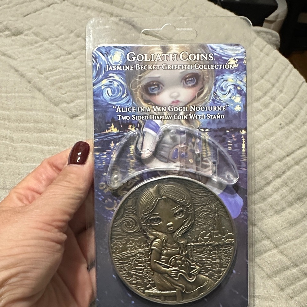 Goliath Coins Alice in a Van Gogh Nocturne Display Coin